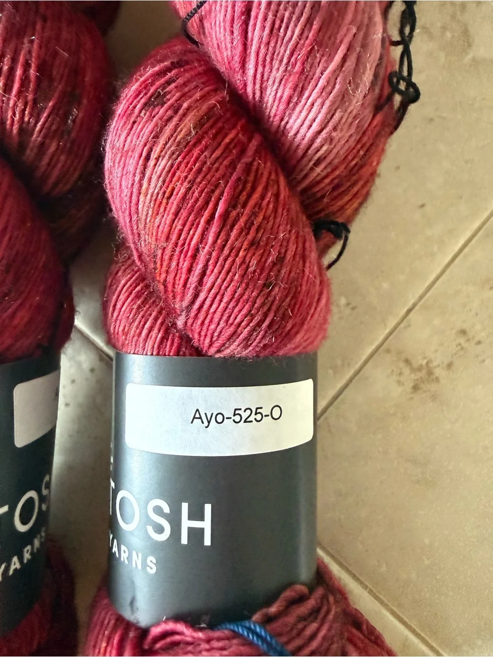 MadTosh Hand Dyed Yarn - Variegated Berry Red - Ago